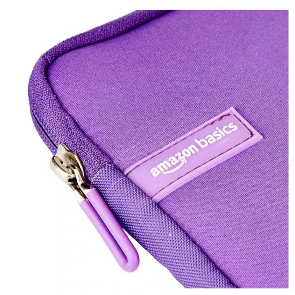 Amazon Basics 13.3 Inch Laptop Sleeve Case Zipper Protective Purple
